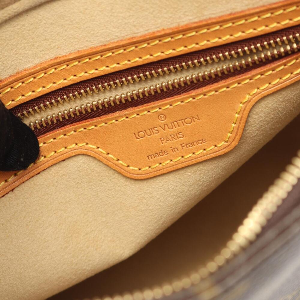 Louis Vuitton Monogram Brown Looping Canvas Bag Leather Shoulder - Picture 3 of 9